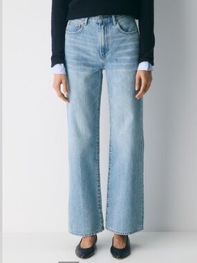 Aritzia Denim Forum The Farrah Hi-Rise Wide in 7 years Blue Taboo